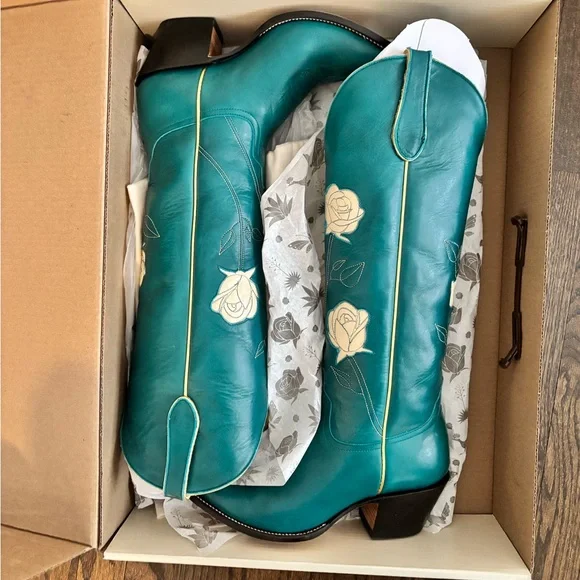 Fraulein San Antonio Rose Boots - Size 9M - Picture 2 of 6